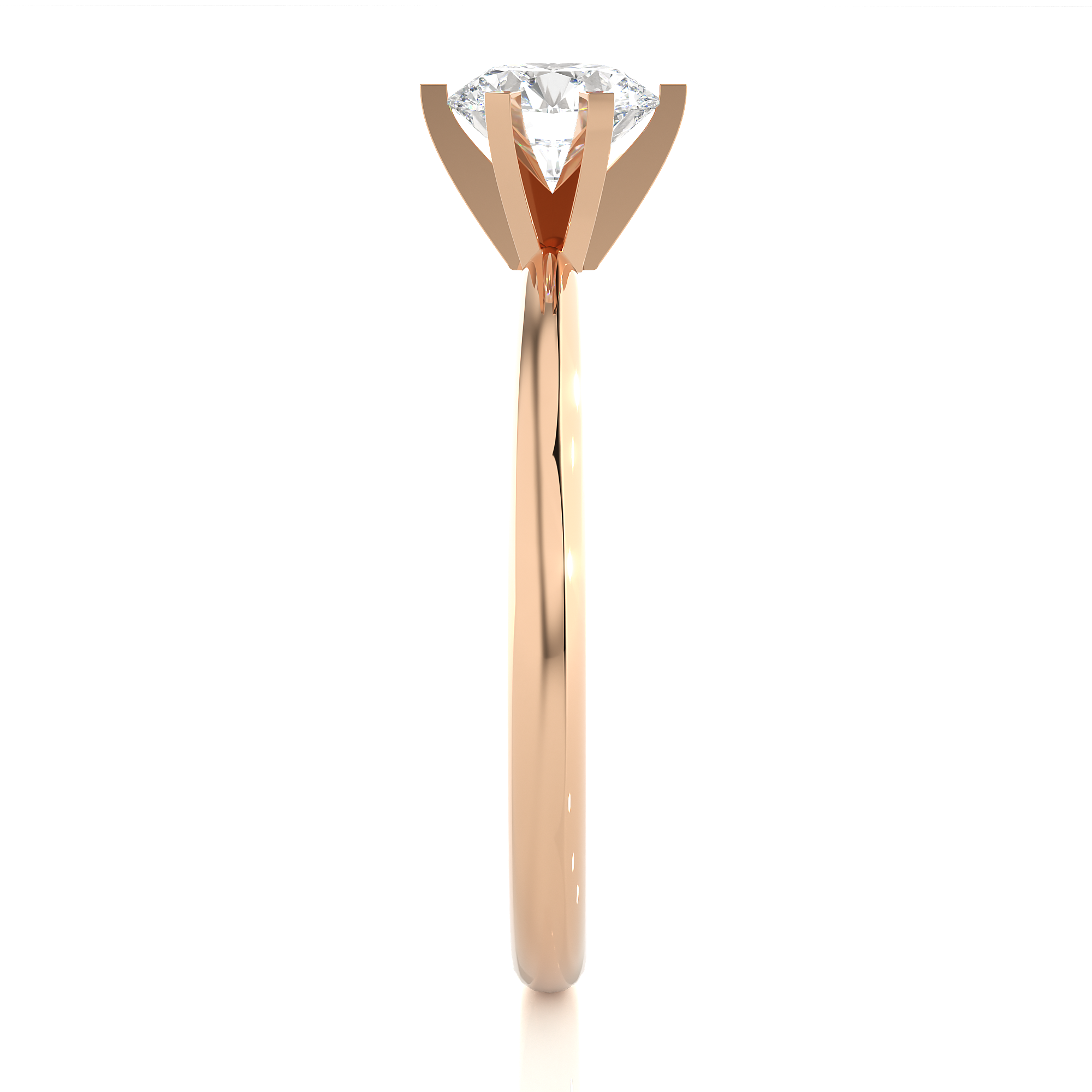 1.18 Carat I Color VS1 Clarity Diamond Studded Natural Diamond Ring.